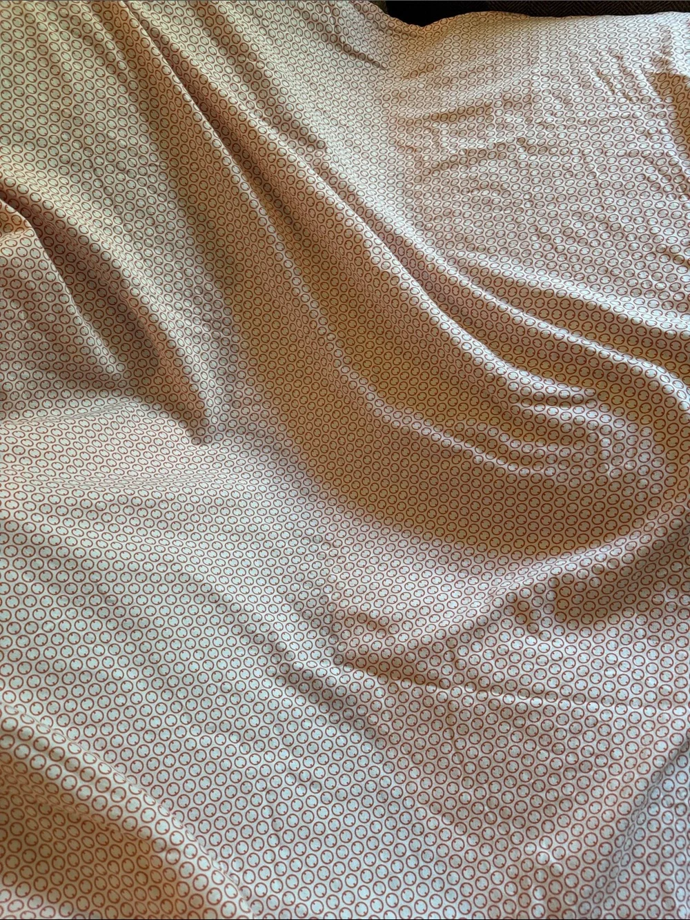 Serena & Lily Classic Ring Pimento Twin Flat Sheet + Standard Pillowcase